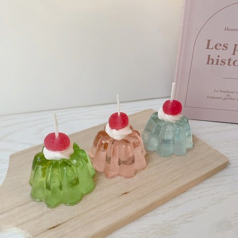 〜jelly candle〜ゼリー キャンドル レトロ 韓国キャンドル