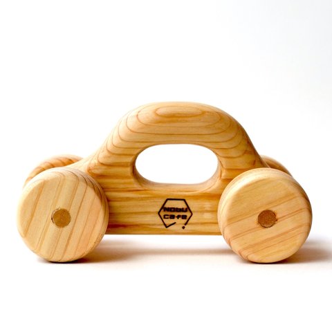 【木製】くるまのおもちゃ：ひのき（名入れ可）