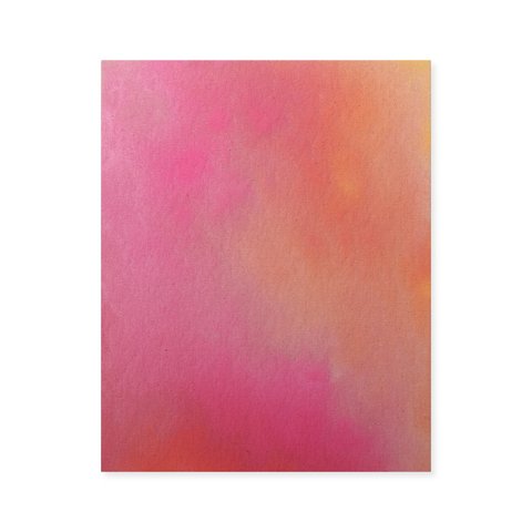 【ツバキの花】インテリアアート - ピンク グラデーション （F-#3）