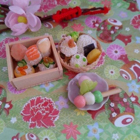 春の心躍る 花かご  手まり寿司 弁当