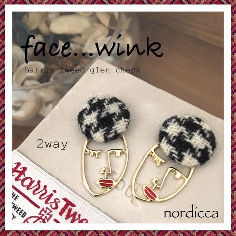 ♢face♢2way フェイスピアス イヤリング