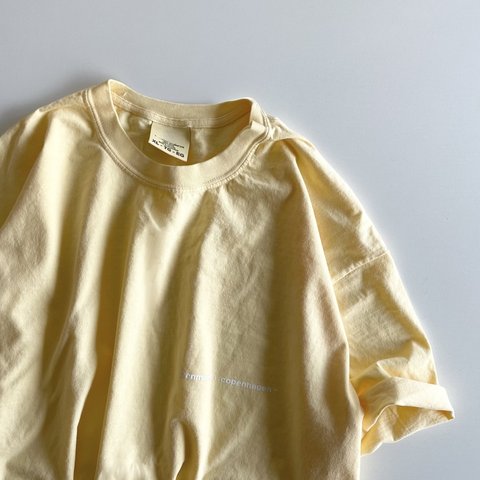 【NEW】ヴィンテージライクTシャツ半袖Tシャツ / Denmark | copenhagen / バター