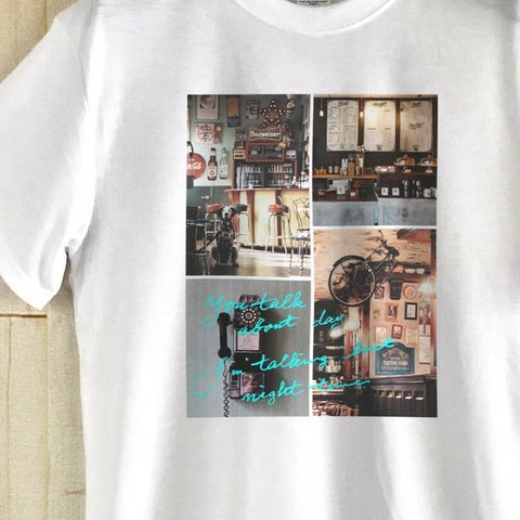 CAFE / カラーフォトTシャツ