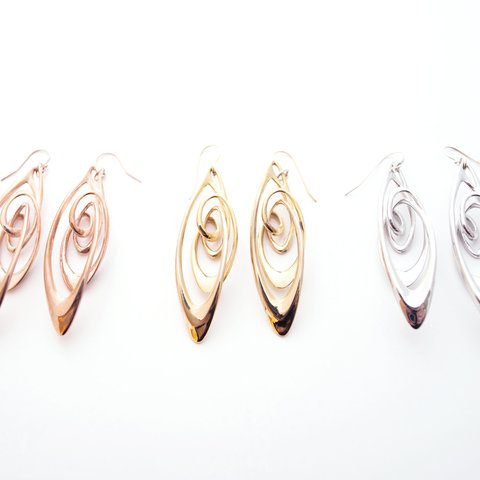 Loop Loop Loop Earring YellowGold ループループループピアス イエローゴールド