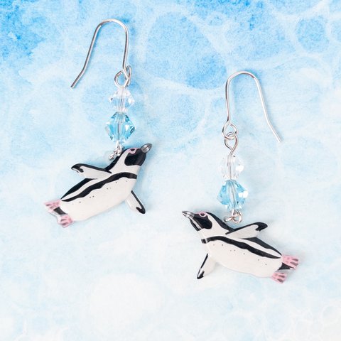 ケープペンギン＊ピアス/イヤリング