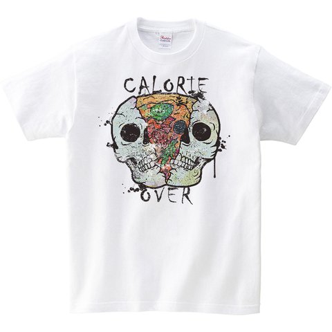 [キッズTシャツ] Skull Pizza