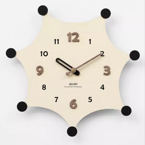 Noridongsan リビングクリーム風 時計 シンプル 掛け時計 家庭用 時計掛け壁