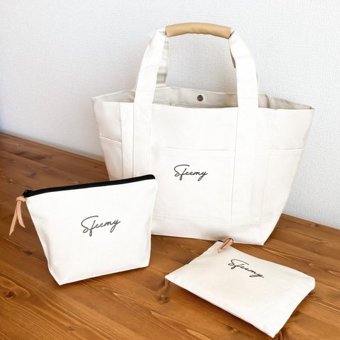 Logo Tote＆Bag 3set