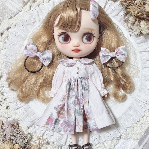 20cmドールお洋服　リバティ♡ピンク