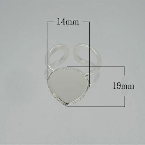 エポキシ樹脂粘土 レジン 手作り ハンドメイド素材 パーツ 指輪 （リング）　3個セット cy-012