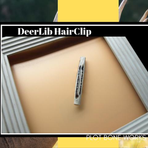 DeerLib　HairClip/鹿骨の髪留め