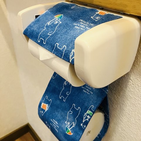 くまさんのトイレットペーパーホルダー