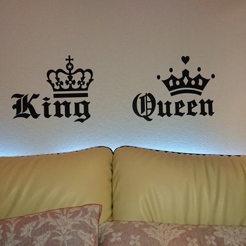 ベッドルーム◆KING◇QUEEN◆👑