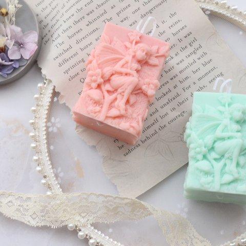  【Fairies flower candle】　soy candle