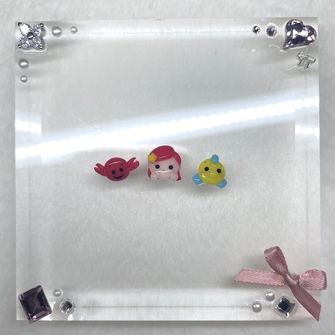 3Dネイルパーツ マーメイド　魚　えび