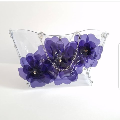 clear flower bag　