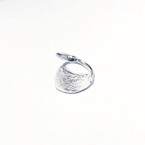 MELTING SILVER RING 002