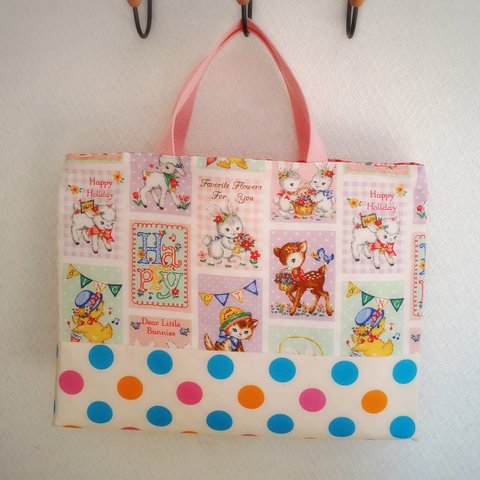 絵本バッグ26☆レッスンバッグ☆キッズ　ハンドメイド