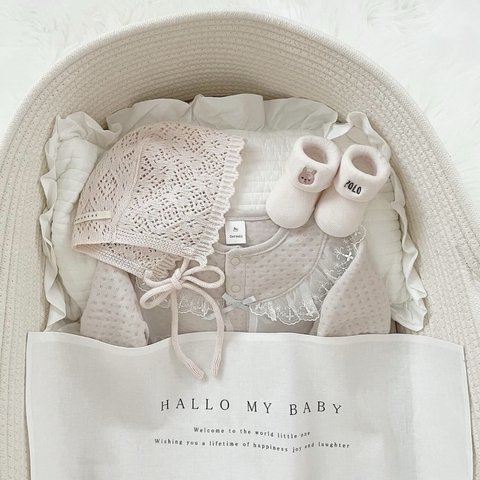 【即納】 HALLO MY BABY タペストリー　ニューボーンフォト　ウェルカムベビー　新生児　命名書　マンスリーカード　マタニティー　