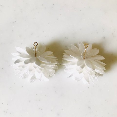 【L】Fabric Flower Tassels