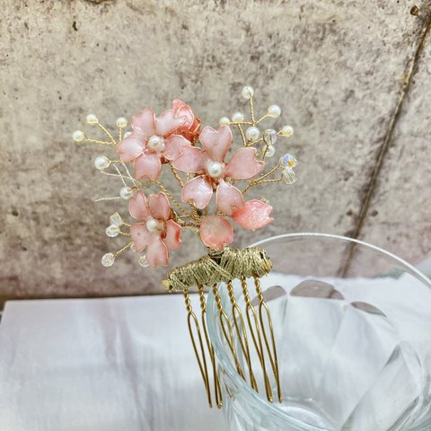 桜のヘアコーム