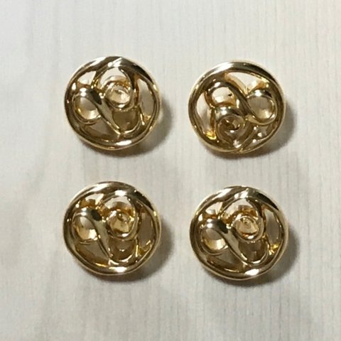 ANTIQUE GOLD BUTTON CABOCHON PARTS