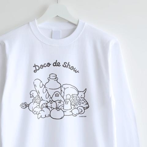 長袖Tシャツ（Doco de show / 文鳥）