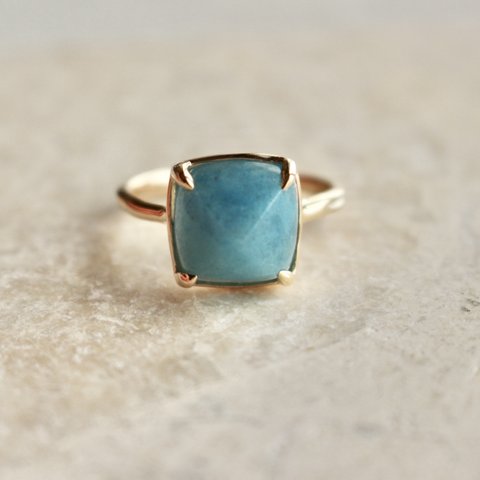 k10 sugar aquamarine ring (アクアマリン)