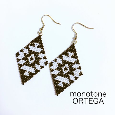 monotone × ortega ピアス イヤリング ネイティブ モノトーン