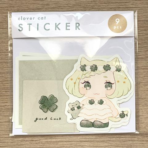 「Clover cat」ステッカーセット