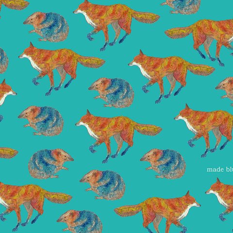 Fox and Hedgehog  - Wrapping paper