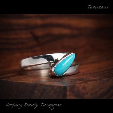 スリーピングビューティーターコイズ シルバーリング Sleeping Beauty Turquoise Silver Ring