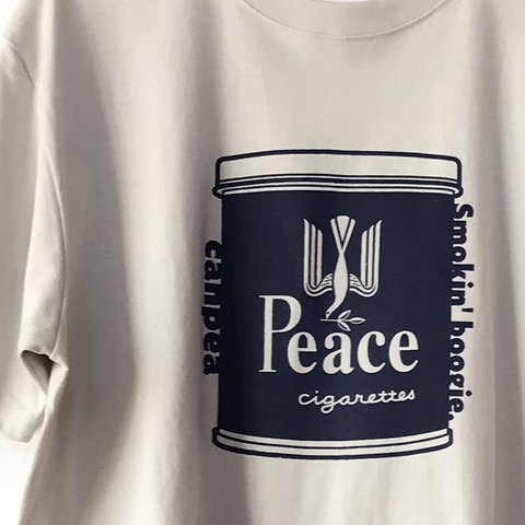 リスペクトデザイン Tshirt　「Canpea」 （L） フロストグレー　ネイビー