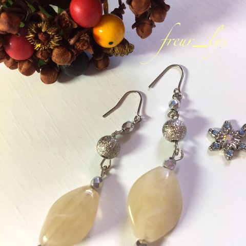 【恋する】marbleピアス♡