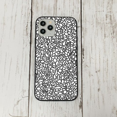 iphoneケース37 韓国 iphoneケース 強化ガラス おしゃれ 北欧 ラインアート　レトロ　アイフォン　リバティ　かわいい　流行り iface