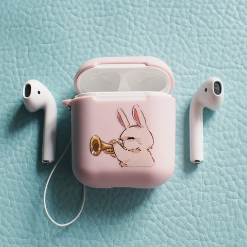 オープニングセール, AirPods ケース，ウサギ,  トランペット