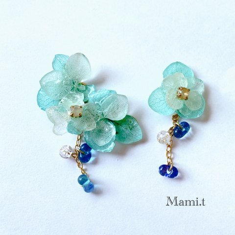 《Mami.t》紫陽花のイヤーカフセット 
