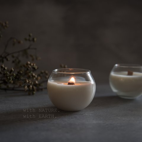 「Petit lumière  /  Ylang ylang & Citrus」 Scented candle 《受注制作》