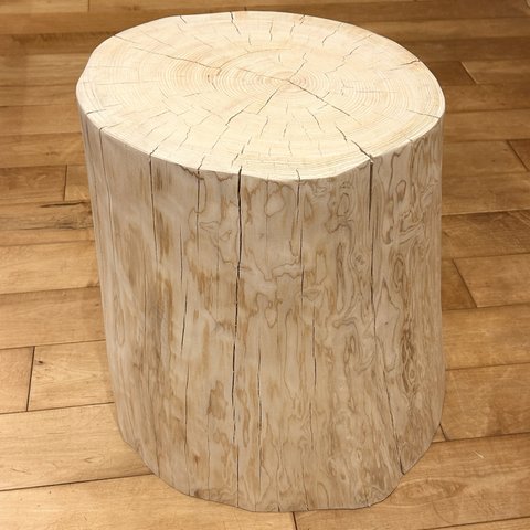 Hinoki Wood Stool No.634