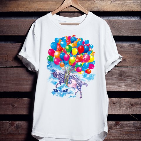 アニマルねこTシャツ「Balloon Cats」