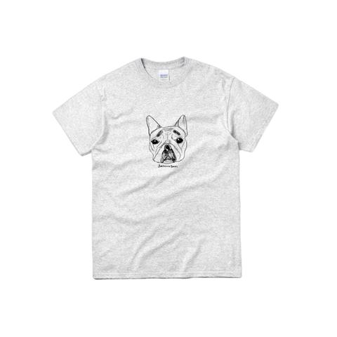 フレンチブルドッグ　Ｔシャツ　アッシュ