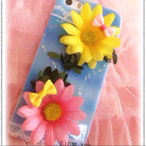 iPhone5/5sハードケース☆ハンドメイド