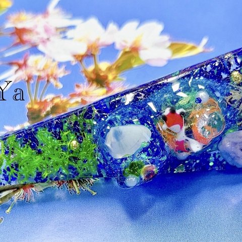 和風 桜 さくら 牡丹 池 金魚 猫ちゃん ヘアクリップ