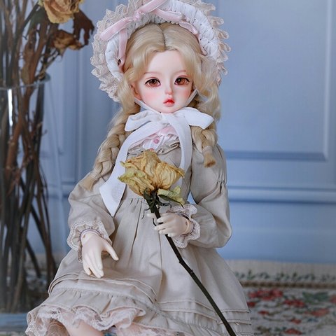 高級ブランドドール+衣装+BJD ドール 本体+フルセット 1/100球体関節人形