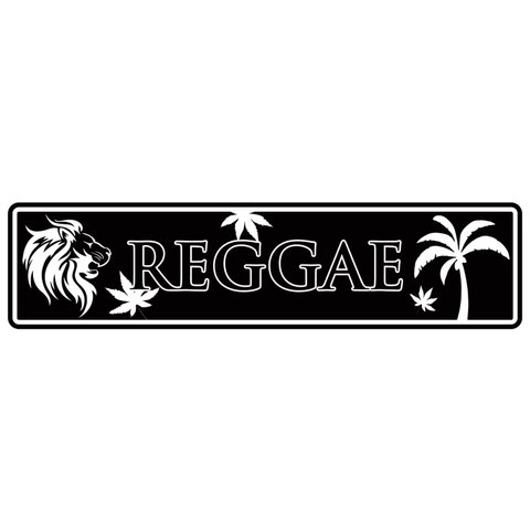 (中) カッティングシート レゲエ REGGAE ライオン カー ステッカー