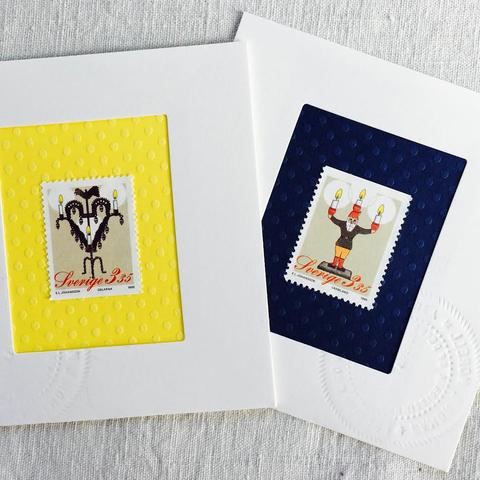 ちいさなartmuseum　Sweden stamp2枚set 