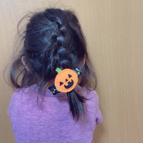 ハロウィン　ヘアゴム