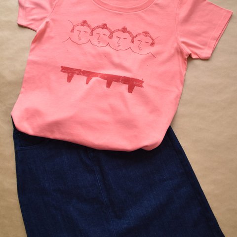 関取のシルクスクリーンプリントＴシャツ