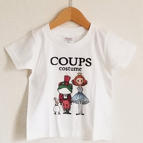 CoupsオリジナルイラストプリントTシャツ 100〜1６0