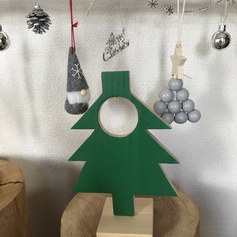 手作り＜木製ツリーキット＞ハンドメイド　クリスマスツリー　オリジナルツリー　手づくり　木製雑貨